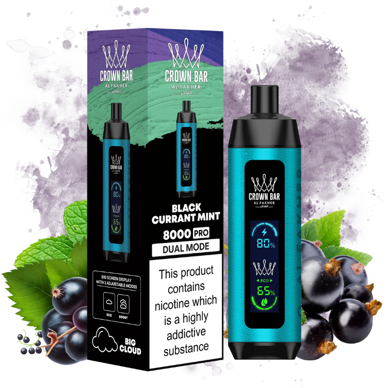 Crown Bar Black Currant Mint Flavor 2 - Al Fakher Vape