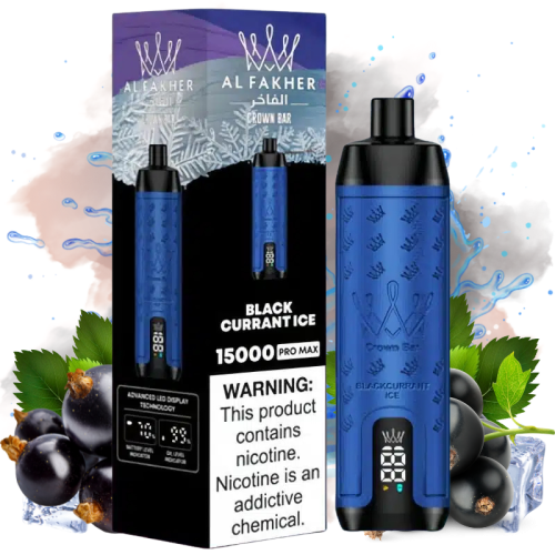 Crown Bar Blackcurrant Ice Vape 1 - Al Fakher Vape