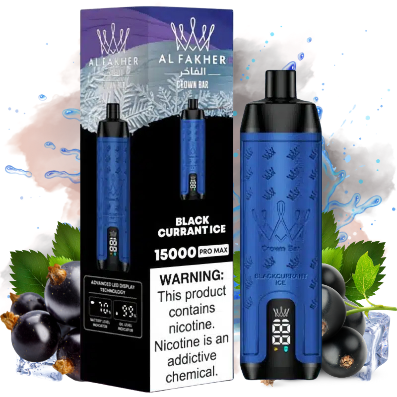 Crown Bar Blackcurrant Ice Vape 1 - Al Fakher Vape