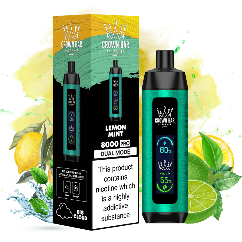 Crown Bar Lemon Mint Flavor 2 - Al Fakher Vape