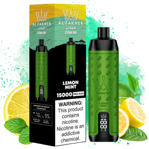 Crown Bar Lemon Mint Vape 1 - Al Fakher Vape