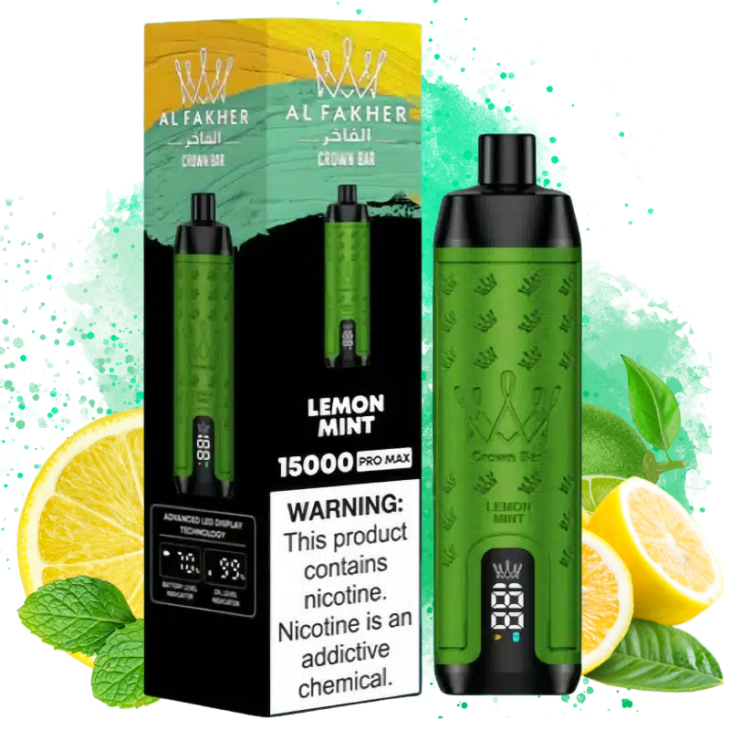 Crown Bar Lemon Mint Vape 1 - Al Fakher Vape