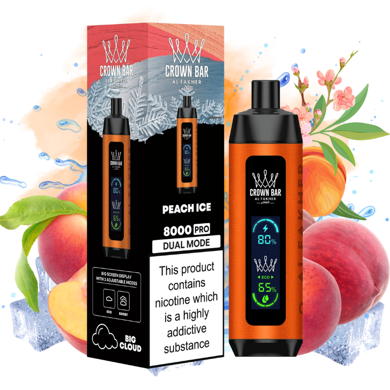 Crown Bar Peach Ice Flavor 2 - Al Fakher Vape