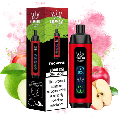 Crown Bar Two Apple Flavor 2 - Al Fakher Vape