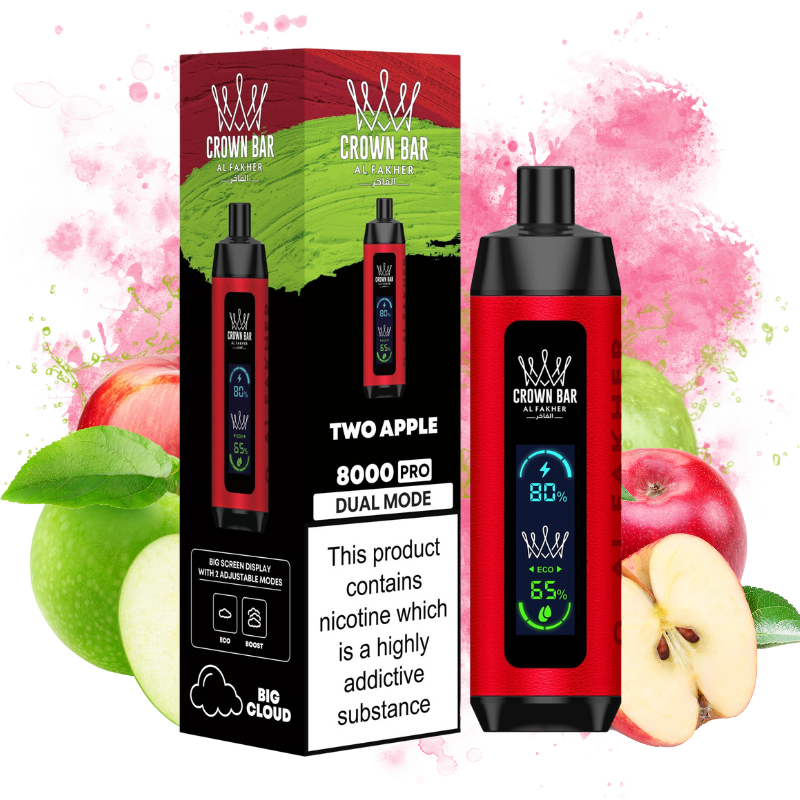 Crown Bar Two Apple Flavor 2 - Al Fakher Vape
