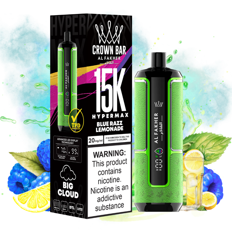 Al Fakher Blue Razz Lemonade Vape 4 - Al Fakher Vape