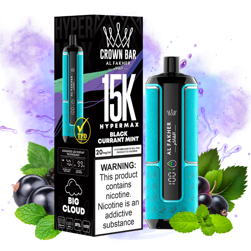 Crown Bar Black Currant Mint Flavor 4 - Al Fakher Vape