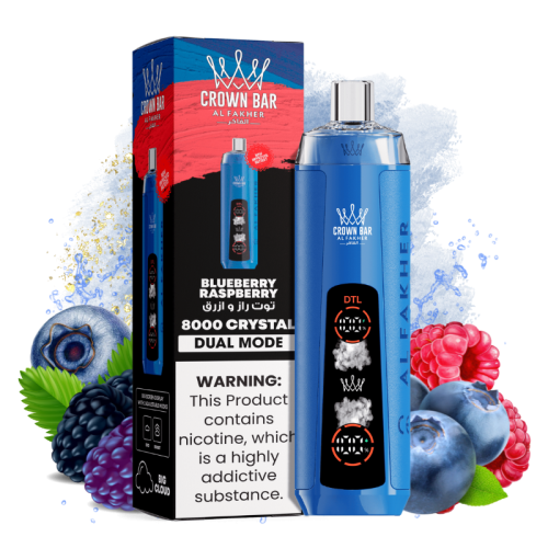 Crown Bar Blueberry Raspberry Flavor 3 - Al Fakher Vape