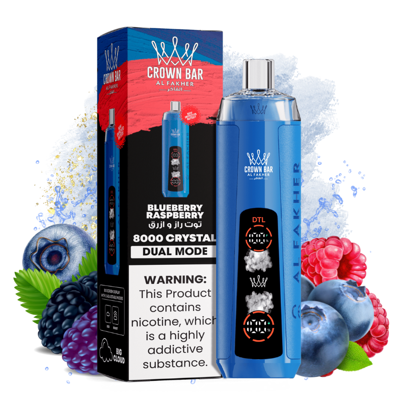 Crown Bar Blueberry Raspberry Flavor 3 - Al Fakher Vape