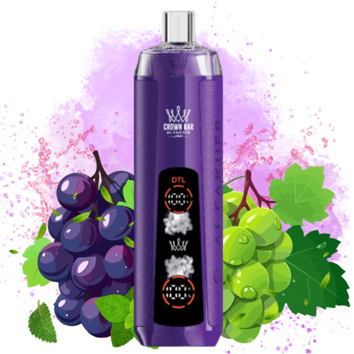 Crown Bar Grape Mint Flavor 3 - Al Fakher Vape