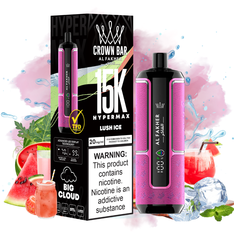 Crown Bar Lush Ice Vape 4 - Al Fakher Vape